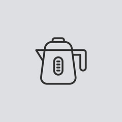 Kettle vector icon sign symbol