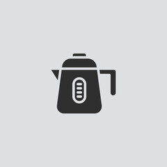 Kettle vector icon sign symbol