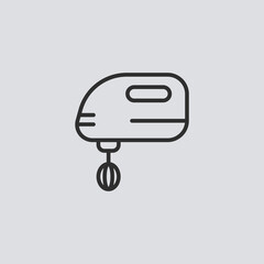 Kitchen mixer vector icon sign symbol