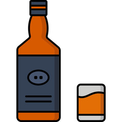 Whiskey Bottle which can easily modify or edit

