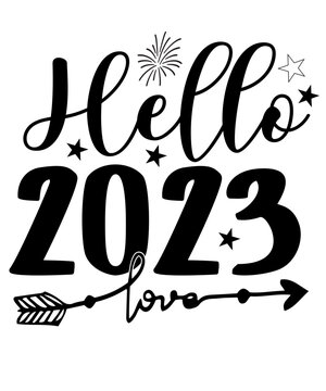 NEW YEARS Svg Bundle, Happy New Years 2023 SVG, Christmas Svg, New Year Png, Shirt, Svg Files For Cricut,