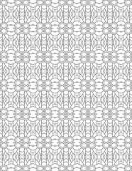Adult Geometric Pattern Coloring Pages