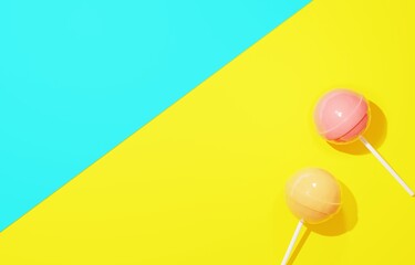 3D素材_ペロペロキャンディー