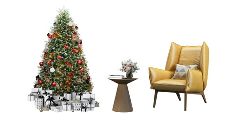 christmas tree with gifts