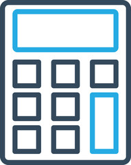 Finance Calculator Vector Icon

