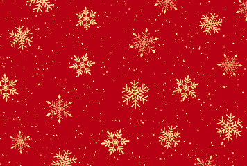 背景素材_ラメグリッター_雪の結晶