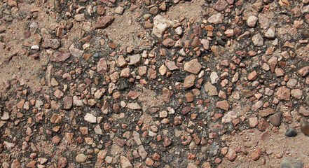 Small Stones texture background on floor