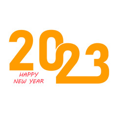 happy new year 2023.
change,innovation plan,success idea concept.