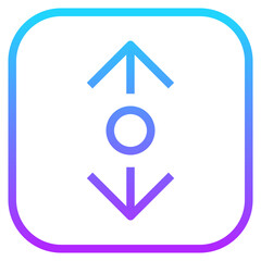 slide gradient line icon