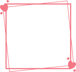 Obraz premium Valentine Heart Frame