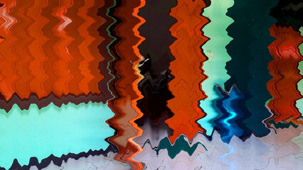 Abstract background with wave filter, in it there are brown and green as the main composition.