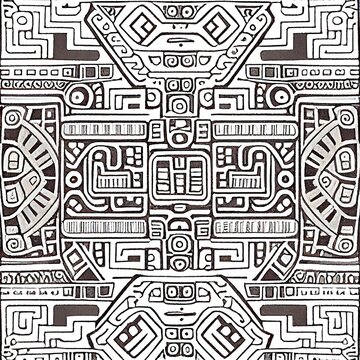 Mayan Pattern Line