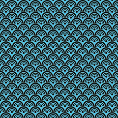 seamless pattern with waves for wall paper