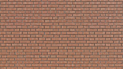 Background of old orange and brown vintage brick wall texture industrial