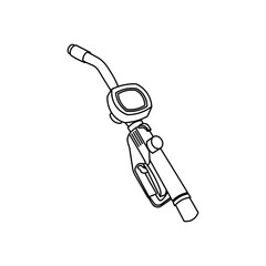 oil nozzle outline icon logo
