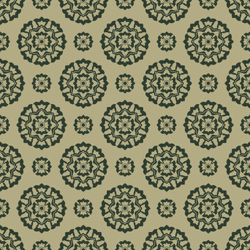 Seamless oriental luxurious vector damask pattern in Ottoman Style with Islamic stylized flower motifs. Use for fabric prints, weaving, knitting, home decoration, fashion design and bedding.