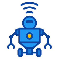 robot two tone icon