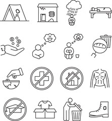 doodle icons set