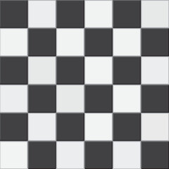 Fototapeta na wymiar Black and white tile texture. Abstract vector background