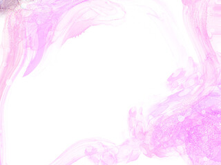 ピンクのアルコールインク壁紙、フレーム