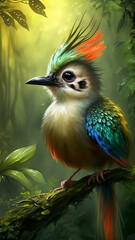 Bird in the forest