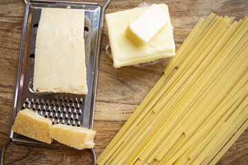 pasta butter and parmesan cheese