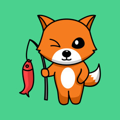 vector illustration of a cute and fat pig