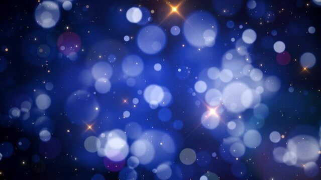 soft blue colored flow particles light background loop