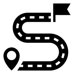 destination glyph icon