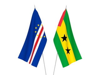 Saint Thomas and Prince and Republic of Cabo Verde flags