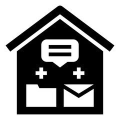 file exchange glyph icon