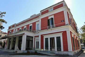 Napoli - Facciata posteriore di Villa Pignatelli
