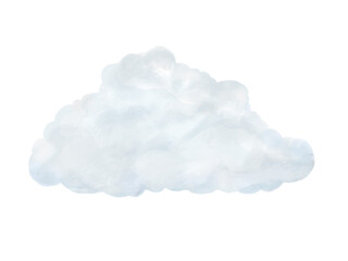 realistic watercolor cloud isolated on transparency background ep12