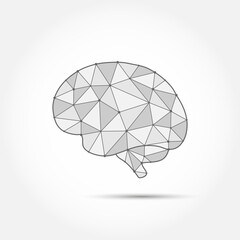 Brain. The neural network of the mind. A layout for visualizing thematic ideas