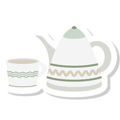 aesthetic sticker winter hygge element collection set