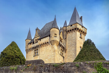Fototapeta na wymiar Chateau de Clerans, Saint-Leon-sur-Vezere, France