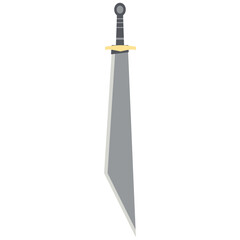 Dragon Slayer Sword Machete Two Handed One Side Sharp Classic Weapon