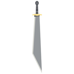 Dragon Slayer Sword Machete Two Handed One Side Sharp Classic Weapon