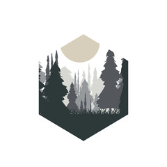 dusk in the forest natural dark tree nature collection set