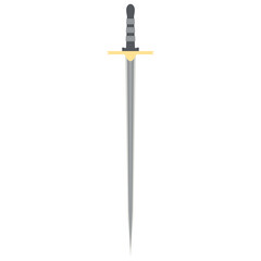 Needle Sword One Handed Two Side Sharp Classic Weapon