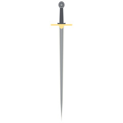 Needle Sword One Handed Two Side Sharp Classic Weapon