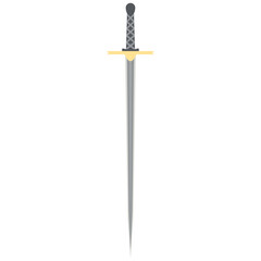 Needle Sword One Handed Two Side Sharp Classic Weapon