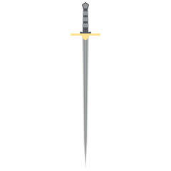 Needle Sword One Handed Two Side Sharp Classic Weapon
