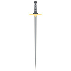 Needle Sword One Handed Two Side Sharp Classic Weapon