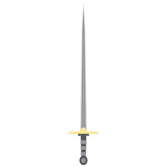 Needle Sword One Handed Two Side Sharp Classic Weapon