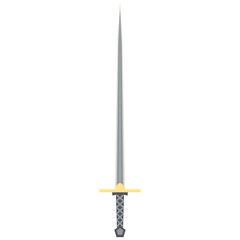 Needle Sword One Handed Two Side Sharp Classic Weapon
