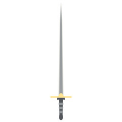 Needle Sword One Handed Two Side Sharp Classic Weapon