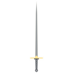 Needle Sword One Handed Two Side Sharp Classic Weapon