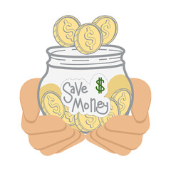 saving money save box and jar collection set