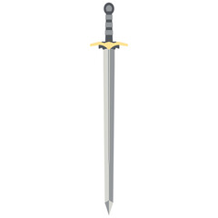Sword Two Handed Two Side Sharp Swords Samurai Knight Weapon